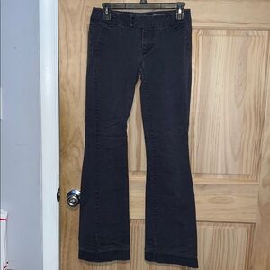 Y2K Genuine American Eagle Outfitters Size 0 Long Dark Blue 
Distressed Pants